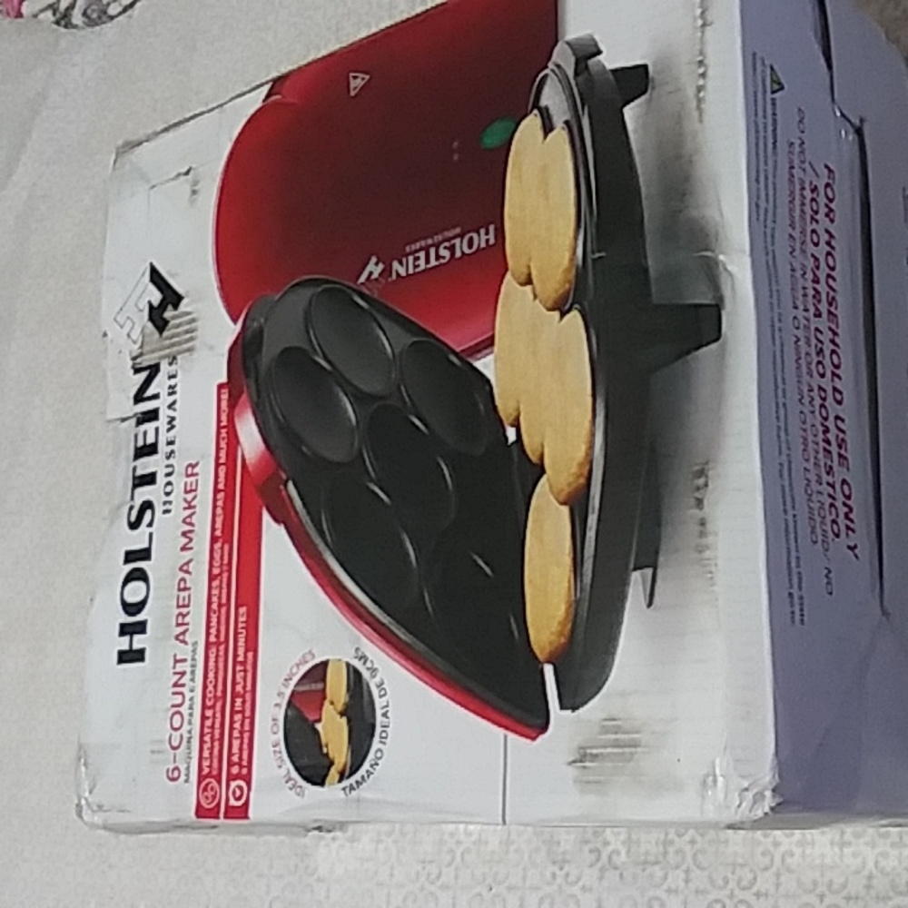 Holstein 6-Count Arepa Maker 3.5 Inches